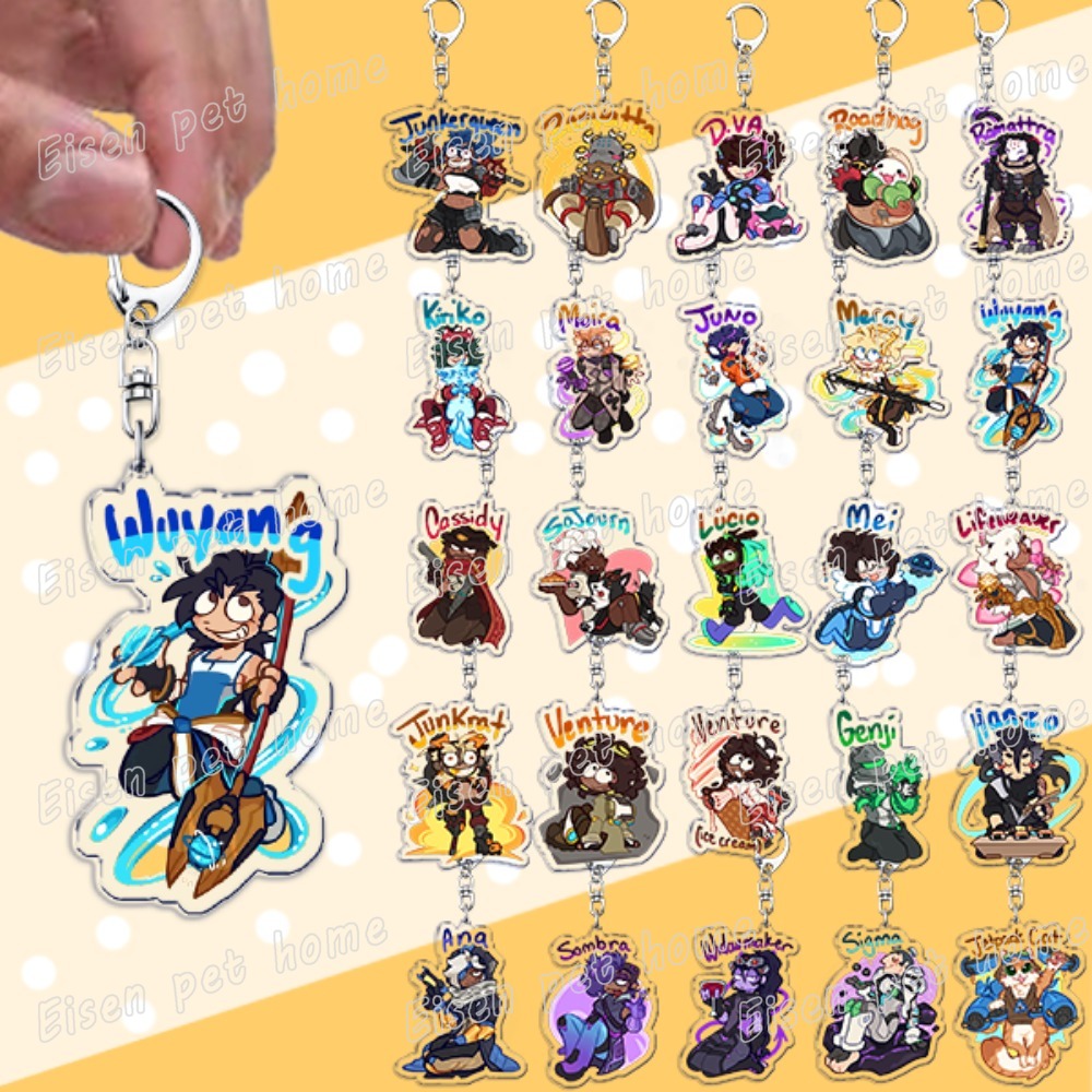 Gaming Accessories Bag - Game Ow Chibi sleutelhangers voor vrouwen