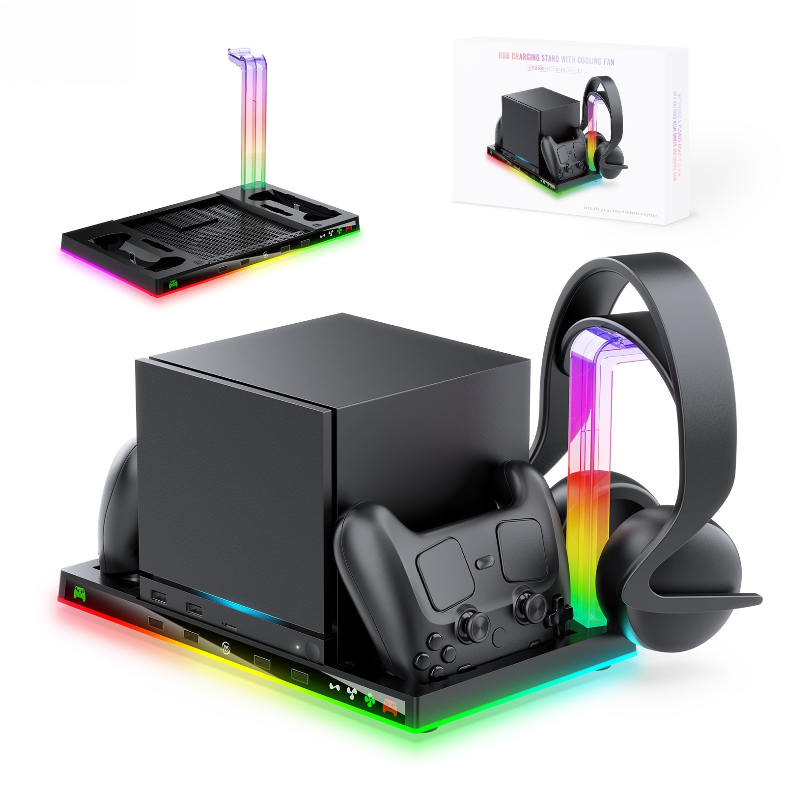 Veelzijdige dock voor Steam-ap - Headset Stand Rgb recensie en prijs